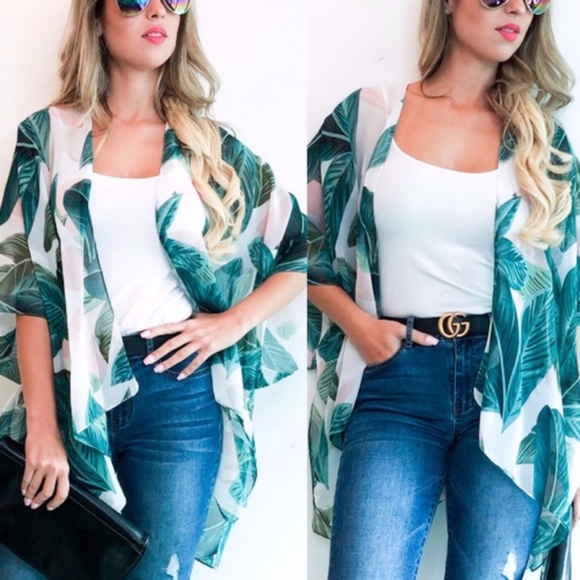 Sweaters - TROPICAL BREEZE Kimono  
